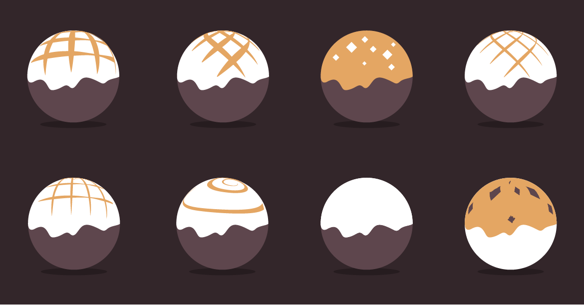 Ganache Logo Concepts - Toppings