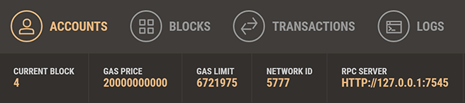 Ganache after migration